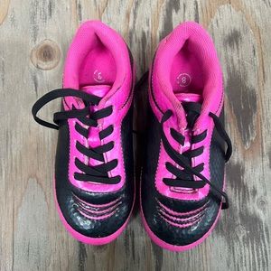 Small child size 8 soccer cleats